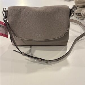 Kate Spade Beige Leather Crossbody Bag